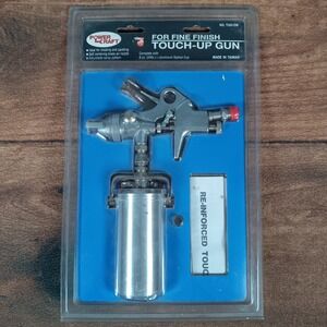 POWER CRAFT FOR FINE FINISH TOUCH UP GUN TUG1DB with 8 oz Aluminum Siphon Cup